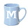 Mug Blue Powder with Etched M