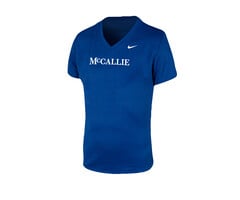 Nike Youth Girls Legend SS Tee Royal w/McCallie