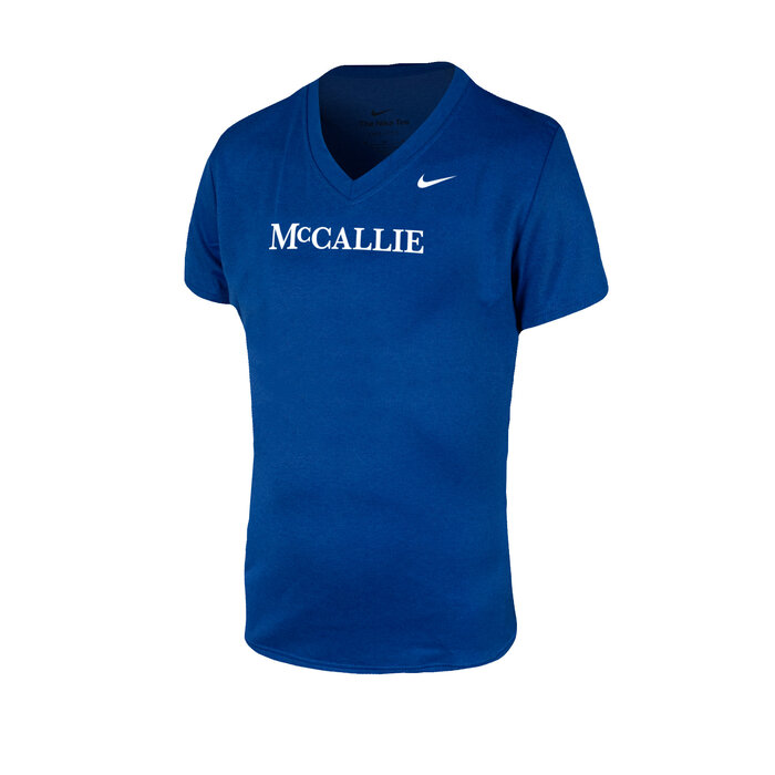 Nike Youth Girls Legend SS Tee Royal w/McCallie