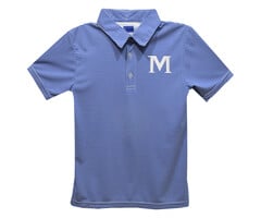 Vive La Fete royal striped youth Polo with M
