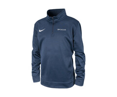 Nike Youth Therma 1/4 Zip Navy W/McCallie