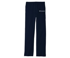 freedom wear Freedom Wear Navy open Bottom Sweatpants W/McCallie