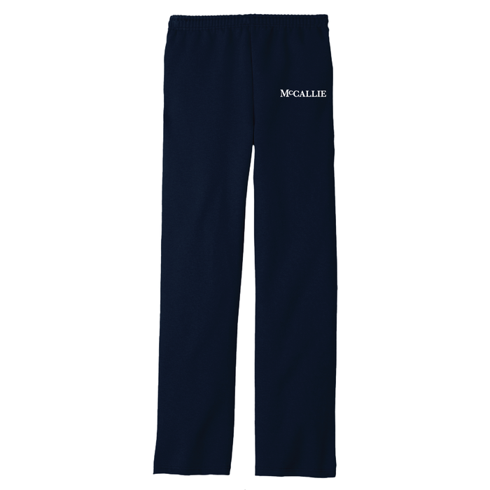 freedom wear Freedom Wear Navy open Bottom Sweatpants W/McCallie