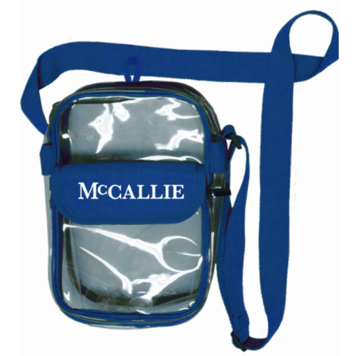 CLEAR VIEW CROSSBODY STADIUM BAG