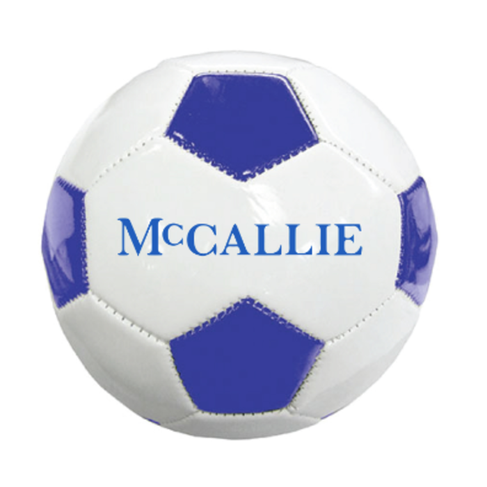 McCallie Mini Leather Soccer Ball