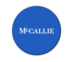 Button 2.5 with Safety Pin Back  Mc Callie