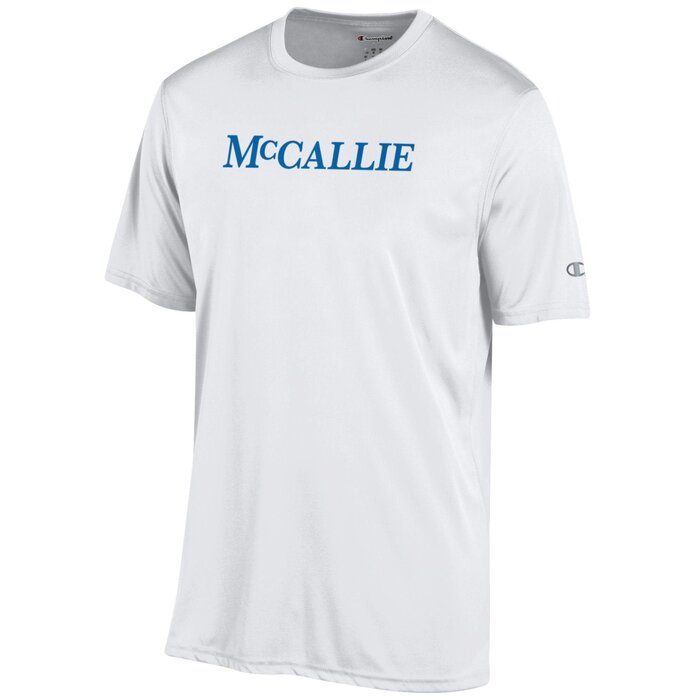 Champion Men's White SS Tee w/McCallie