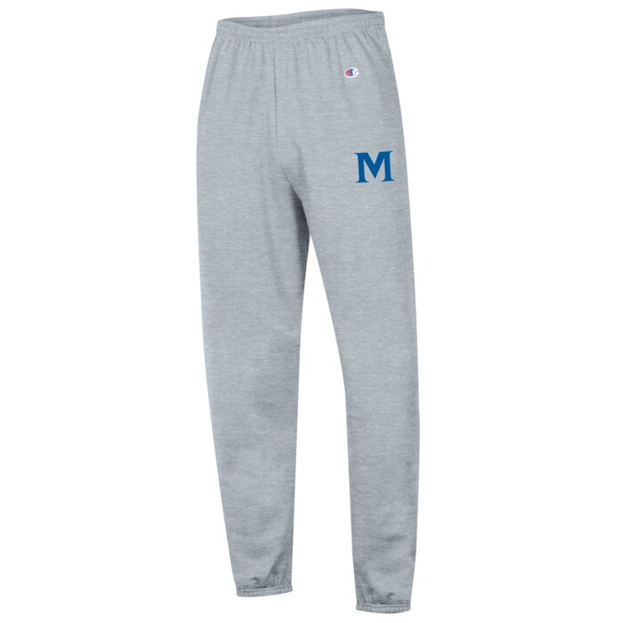 Champion Grey Banded Bottom SweatPants w/M