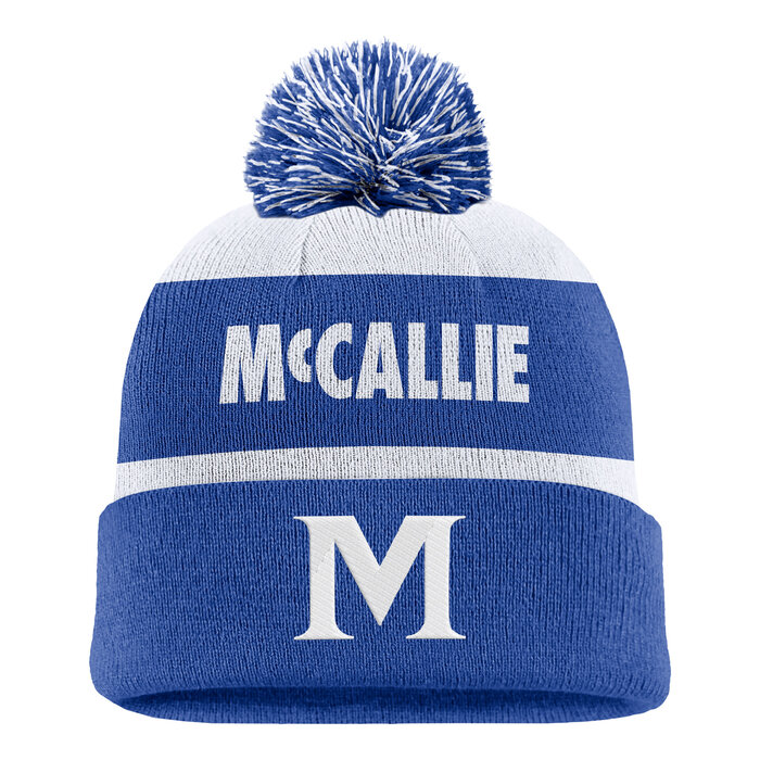 Nike Beanie Stripe with Blue Tornado and McCallie