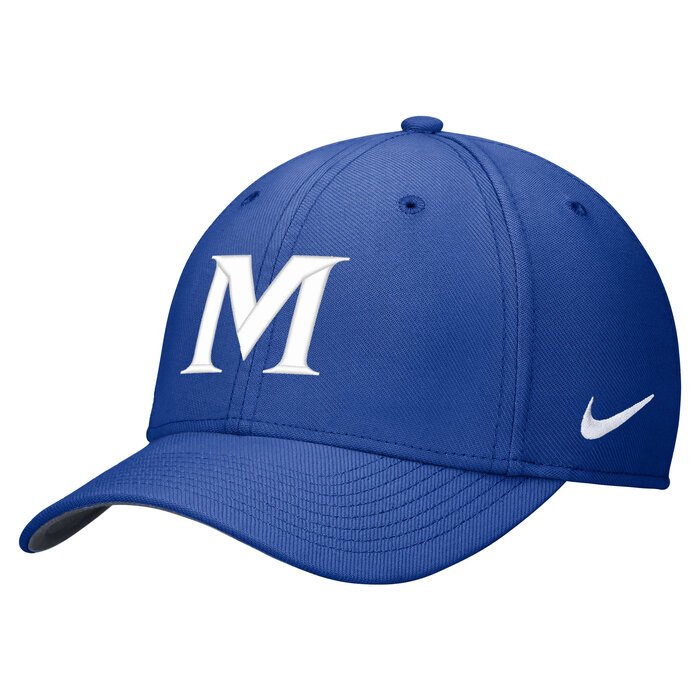 Nike Royal Hat Dri Fit structured stretch Fit w/M