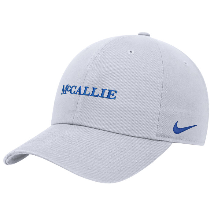 Nike   Club Hat with McCallie on Front and Back Sized