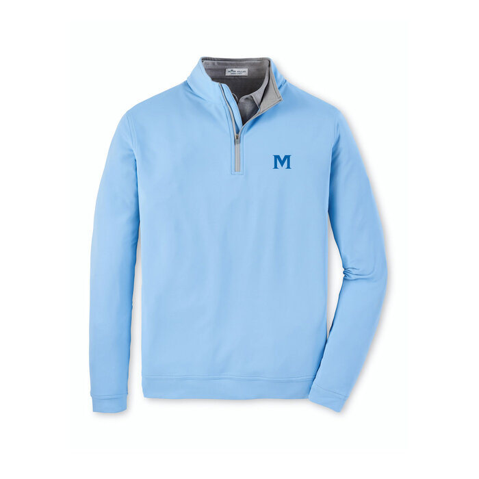 Peter Millar Cottage Blue Perth 1/4 zip