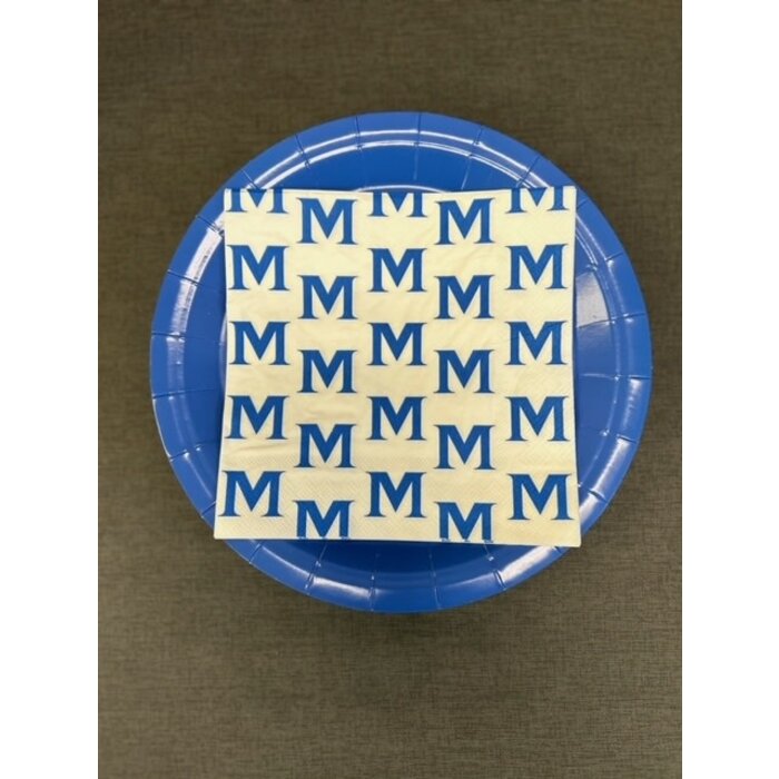 MCCALLIE PAPER PLATES WITH NAPKINS