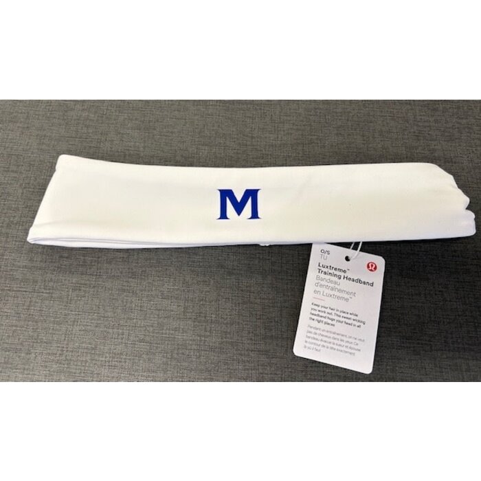 Lululemon Women's Luxtreme training Headband white