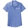 Sports Tek Women's Tri blend blue polo