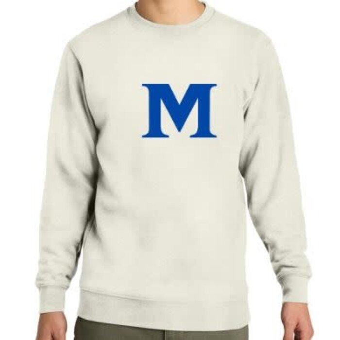 Forerunner Mens  Fleece Oatmeal Crew with M