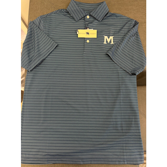 Onward Reserve Driver Stripe Polo W/White M