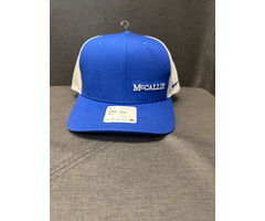 Nike Hat Royal and White Mesh with McCallie