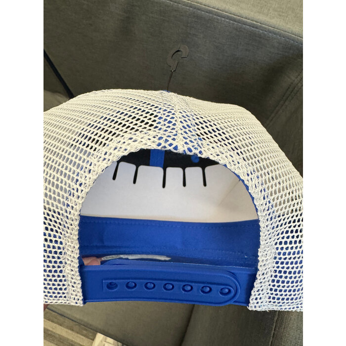 Nike Hat Royal and White Mesh with McCallie