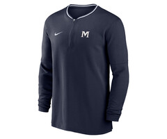 Nike Navy  Coach Half Zip LS w/M