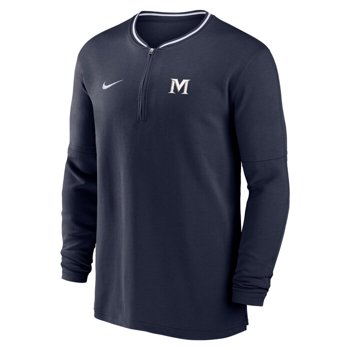 Nike Navy  Coach Half Zip LS w/M