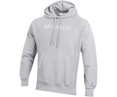 Champion Reverse Weave Hood Silver W/ White McCallie