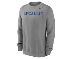 Nike Men's Grey Club Fleece Crew w/McCallie