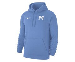 Nike Men's Lite Blue Hoody w/M on  left front