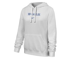 Nike Women's White Fleece Hoodie W/McCallie