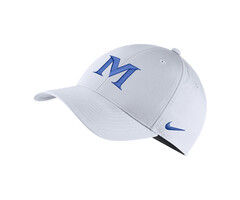 Nike White Club Ripstop  Hat with Royal M M/L