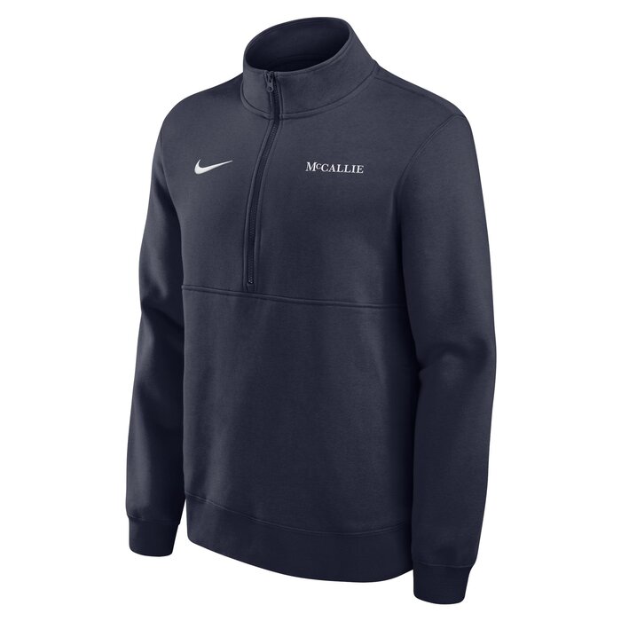 Nike Men's Navy Fleece 1/2 Zip w/ McCallie