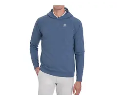 H & B Lawson Pullover Heathered Bedford w/M