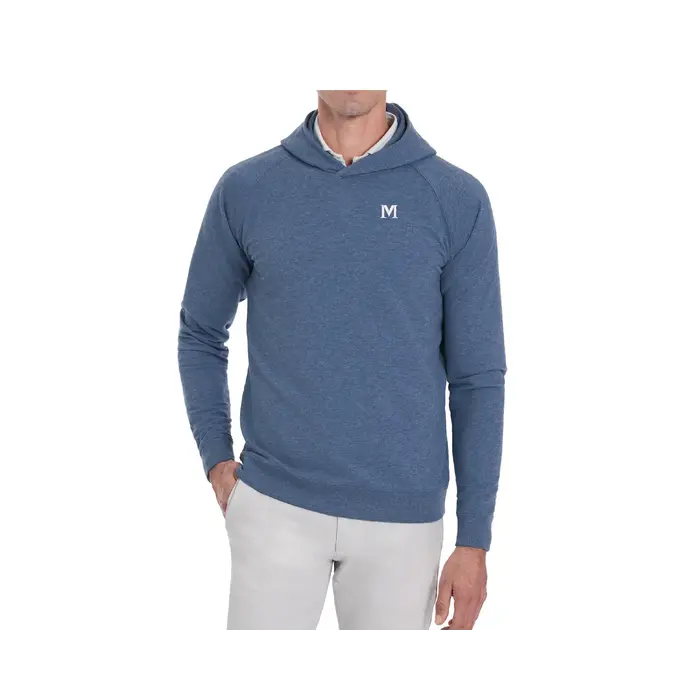 H & B Lawson Pullover Heathered Bedford w/M