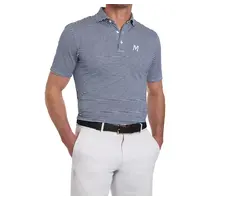 H & B Maxwell Shirt Nvy & White w/M