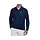 H & B Sullivan Pullover Hth Navy w/M