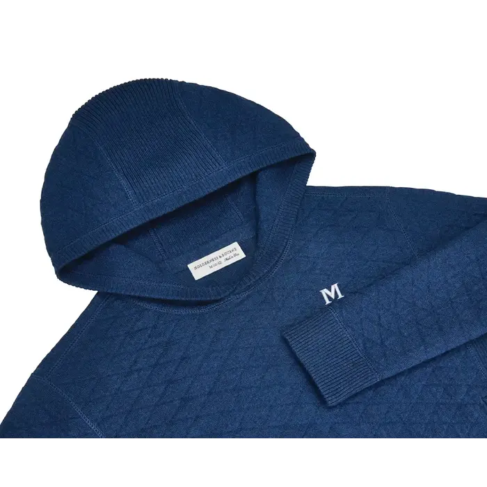 H & B Wallace Boy's Sweater Heathered Navy w/M