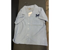 Chicka-d Women's PJ shirt blue w/M