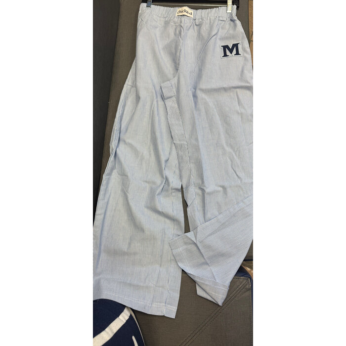 Chicka-d Women's PJ pant Blue w/M