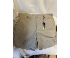 Onward Reserve Stone 6" Harris Golf Short with M on back pocket