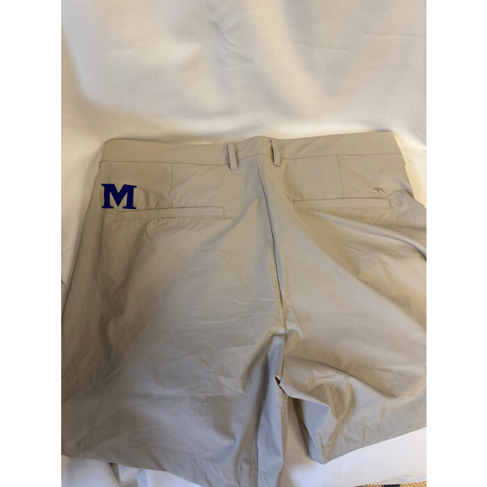 Onward Reserve Stone 6" Harris Golf Short with M on back pocket