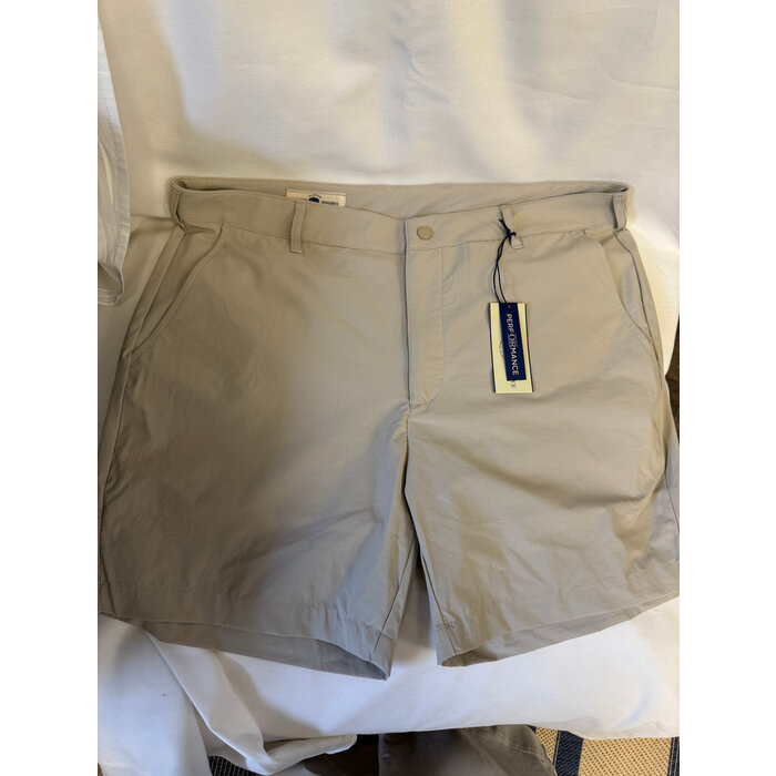 Onward Reserve Stone 6" Harris Golf Short with M on back pocket