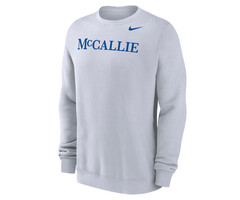 Nike Men's Club Fleece Crew White w/McCallie