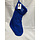 Dasher Knit Holiday Stocking Blue w/M