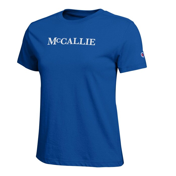 Champion Women's Core SS Tee Royal w/ McCallie