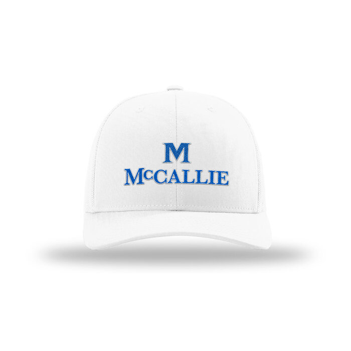 Richardson Richardson 112 Trucker Hat white w/ M McCallie