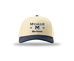 Richardson Richardson 512 Surge Snapback hat Birch/Navy w/ M McCallie