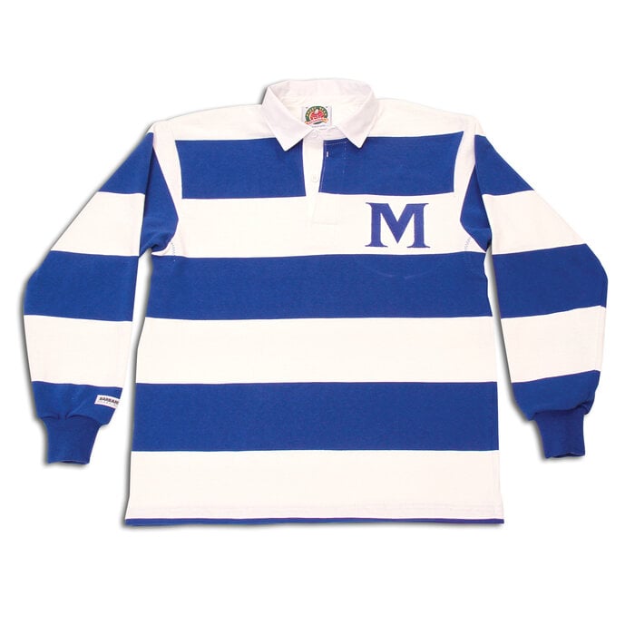 Barbarian Barbarian Classic 4" Rugby White/Royal w/ M