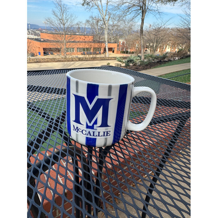 Logo Brands Brushstroke Stripe Mug w/ M McCallie