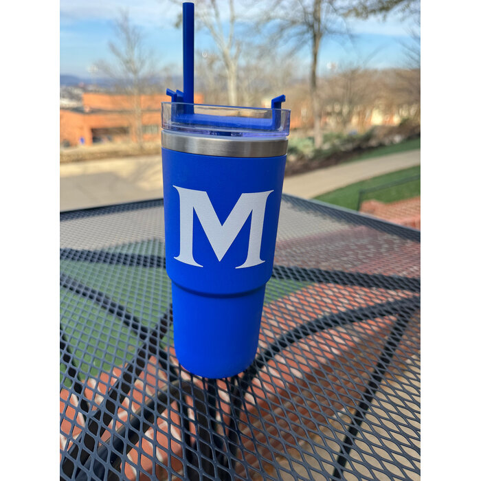 RFSJ Royal Double Wall tumbler with straw w M
