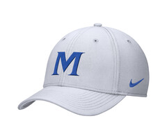 Nike White Dri Fit Structured w/Royal M